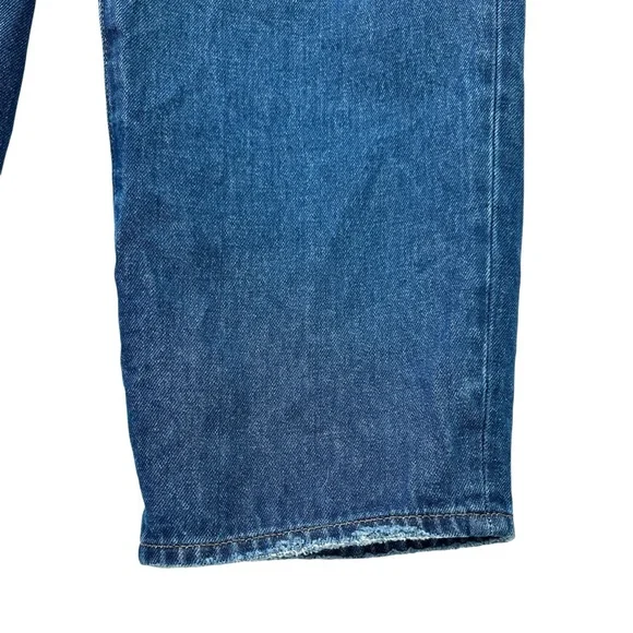 Madewell Baggy Straight Jeans in Dark Worn Indigo Wash sz 29 - Picture 5 of 13